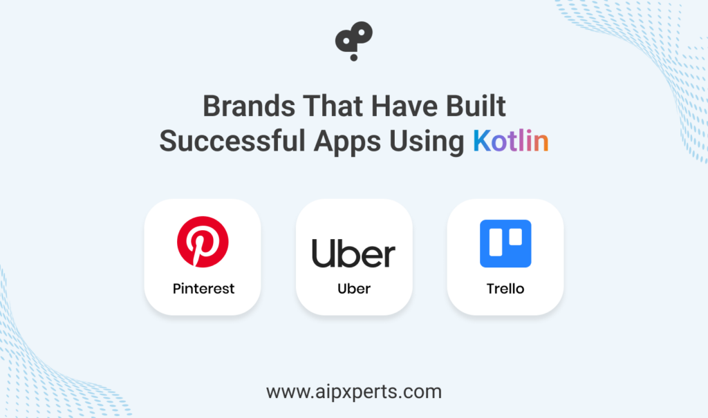 Image of brands that have built successful apps using Kotlin