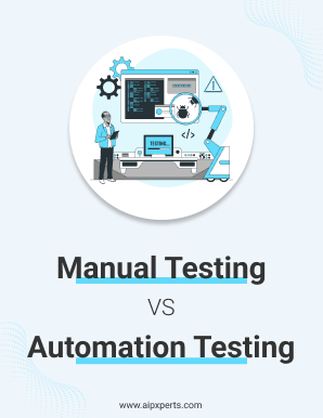 Image of manual testing vs automation testing