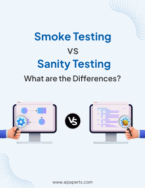 Image of smoke testing vs sanity testing