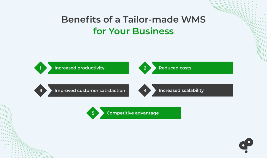 Image of what are the benefits of tailor made warehouse management system for your business