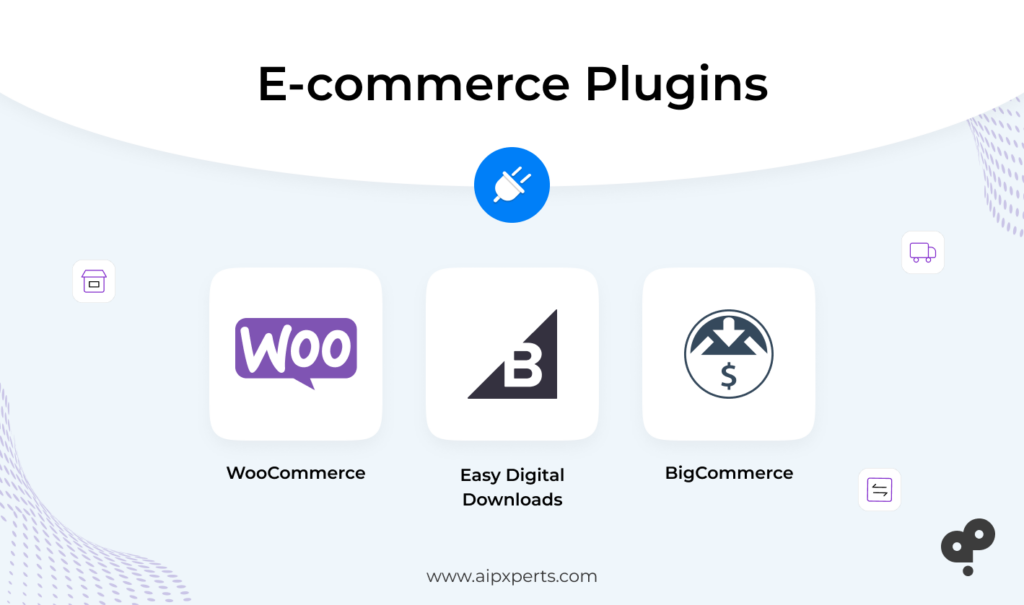 Image of examples of E-commerce plugins | Why Custom WordPress Plugin Is Better For Your Business