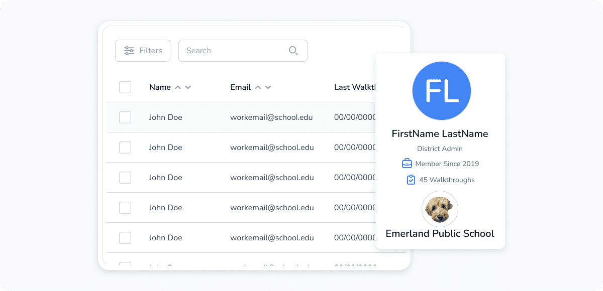 Education Walkthrough