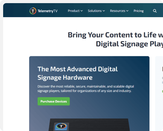 Telemetry TV: Digital Advertising Web Solution